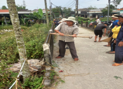 Hội viên CCB Đoàn Ca, Chi hội CCB thôn Phú Bình  Quế Xuân 2