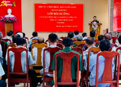 Quang cảnh lớp tập huấn