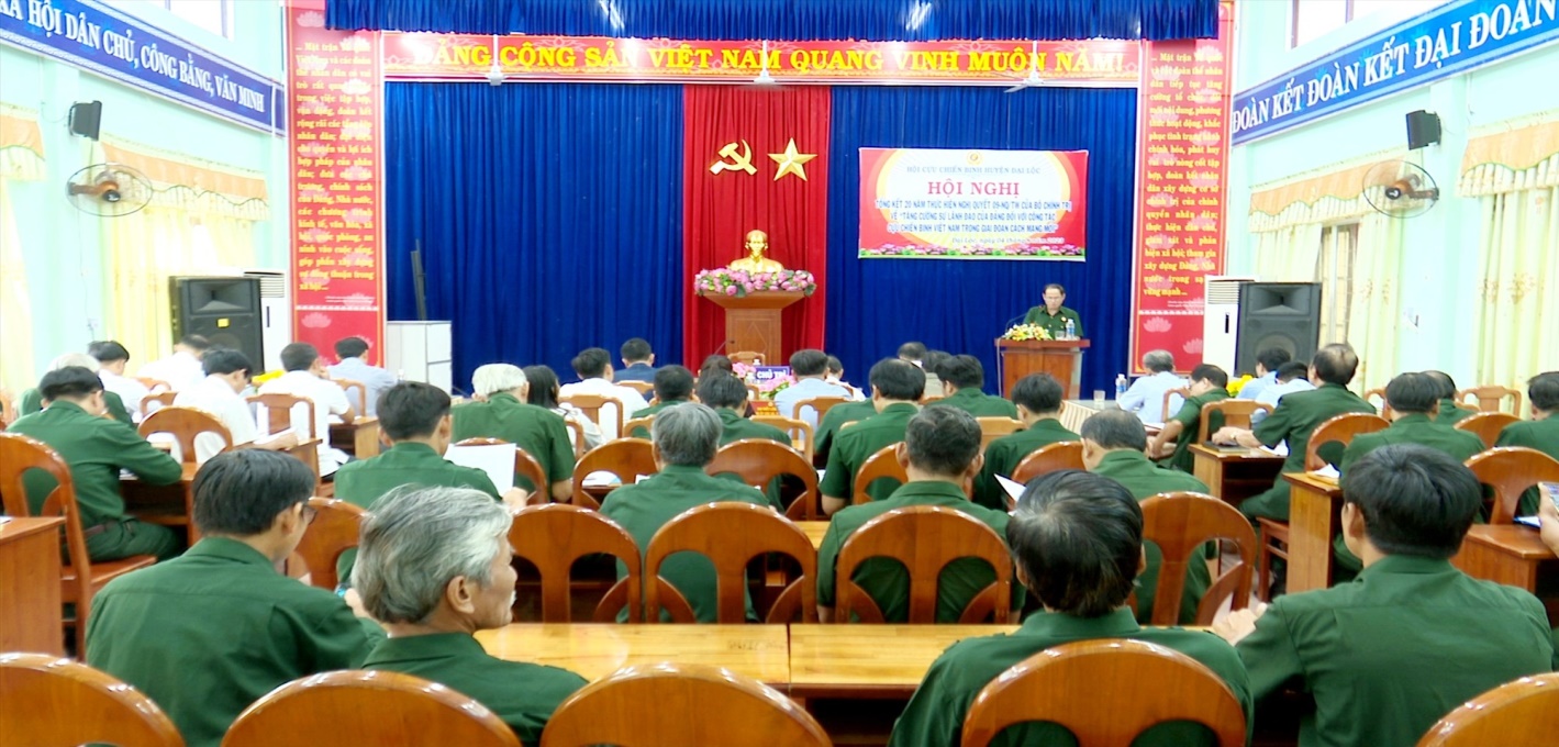 Hội CCB huyện Đại Lộc tổng kết 20 năm thực hiện Nghị quyết 09 của Bộ Chính trị