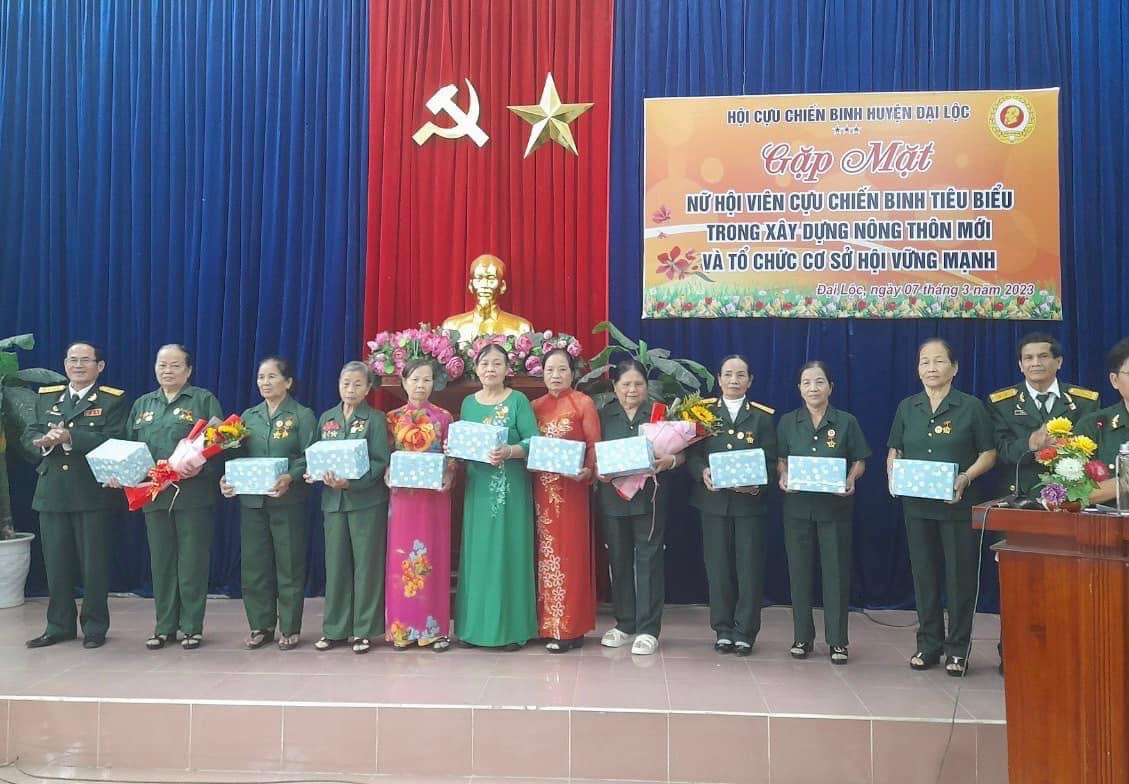 Nữ CCB tiêu biểu trong xây dựng nông thôn mới của Hội CCB huyện Đại Lộc