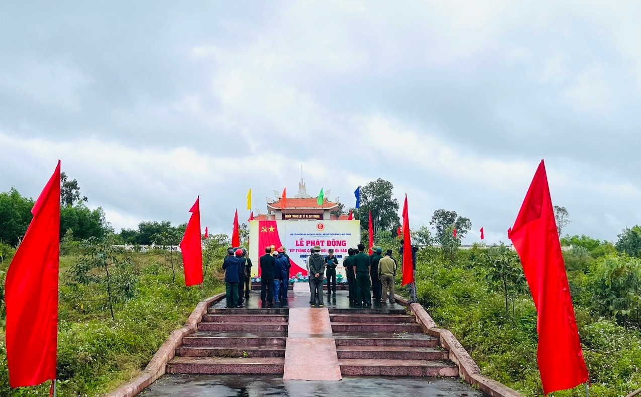 Hội CCB huyện Duy Xuyên phát động Tết trồng cây Xuân Giáp Thìn 2024