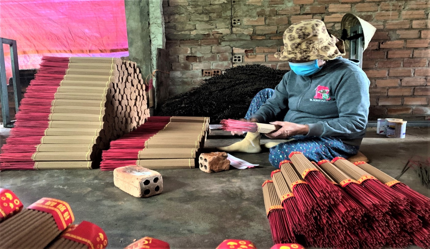 Mô hình sản xuất Trầm hương của CCB Trần Qúy Trung, huyện Nông Sơn