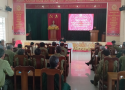 Quang cảnh Hội nghị tổng kết thi đua Hội CCB xã Duy Vinh, huyện Duy Xuyên