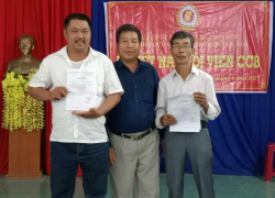 Chi hội CCB thôn Tuy Hòa làm Lễ kết nạp hội viên