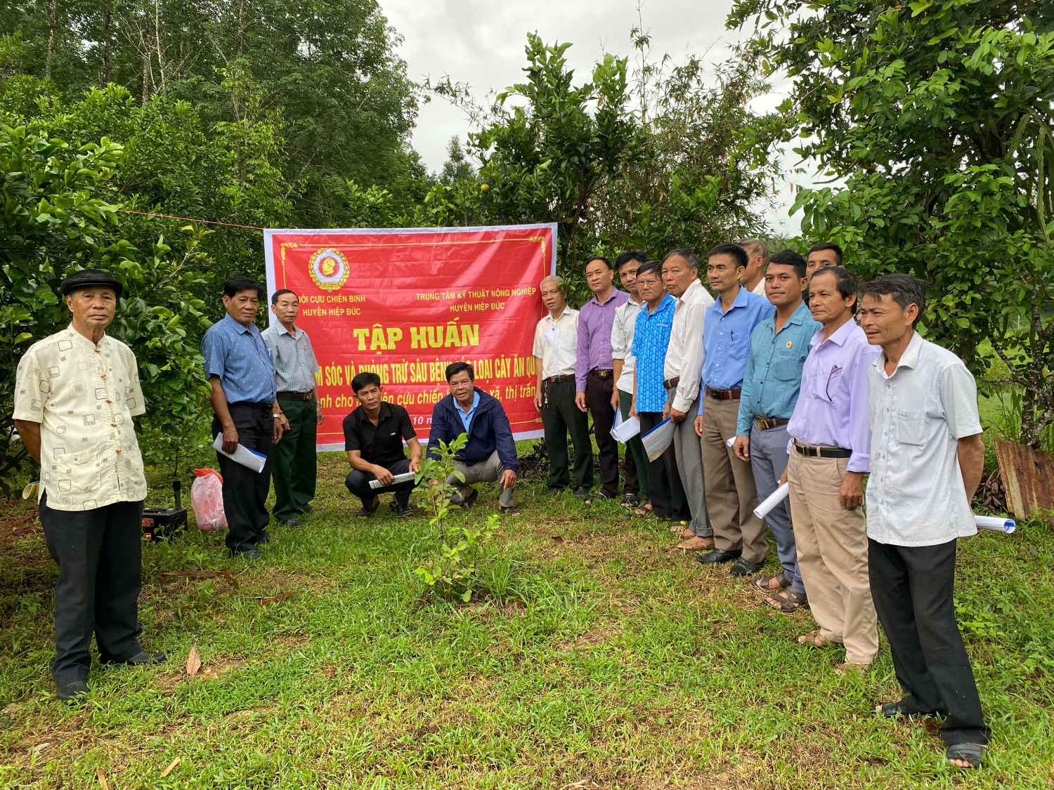 Hội viên CCB tham gia lớp tập huấn